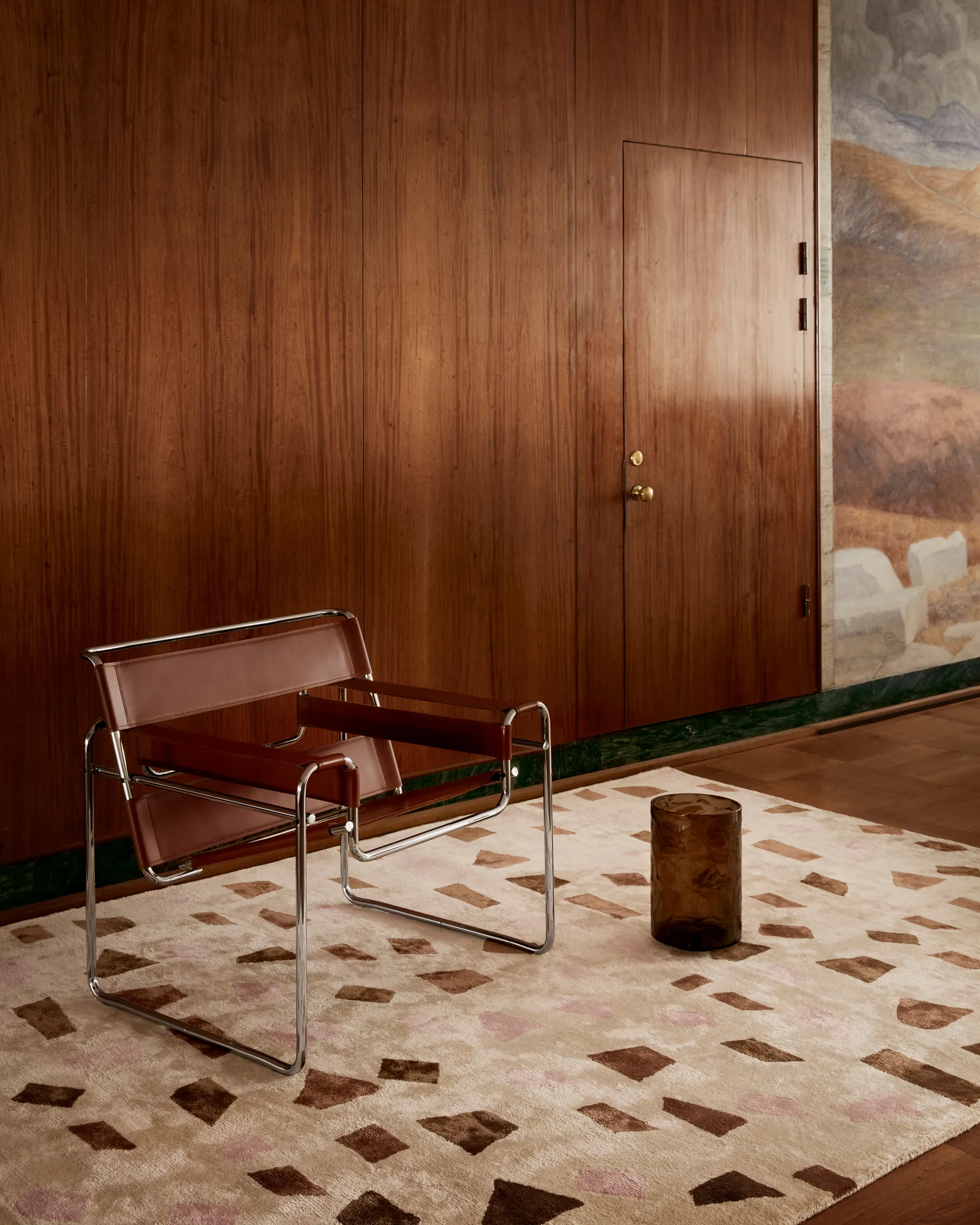 Tapis en viscose Bolmeus 170x240 cm, Multi Tinted