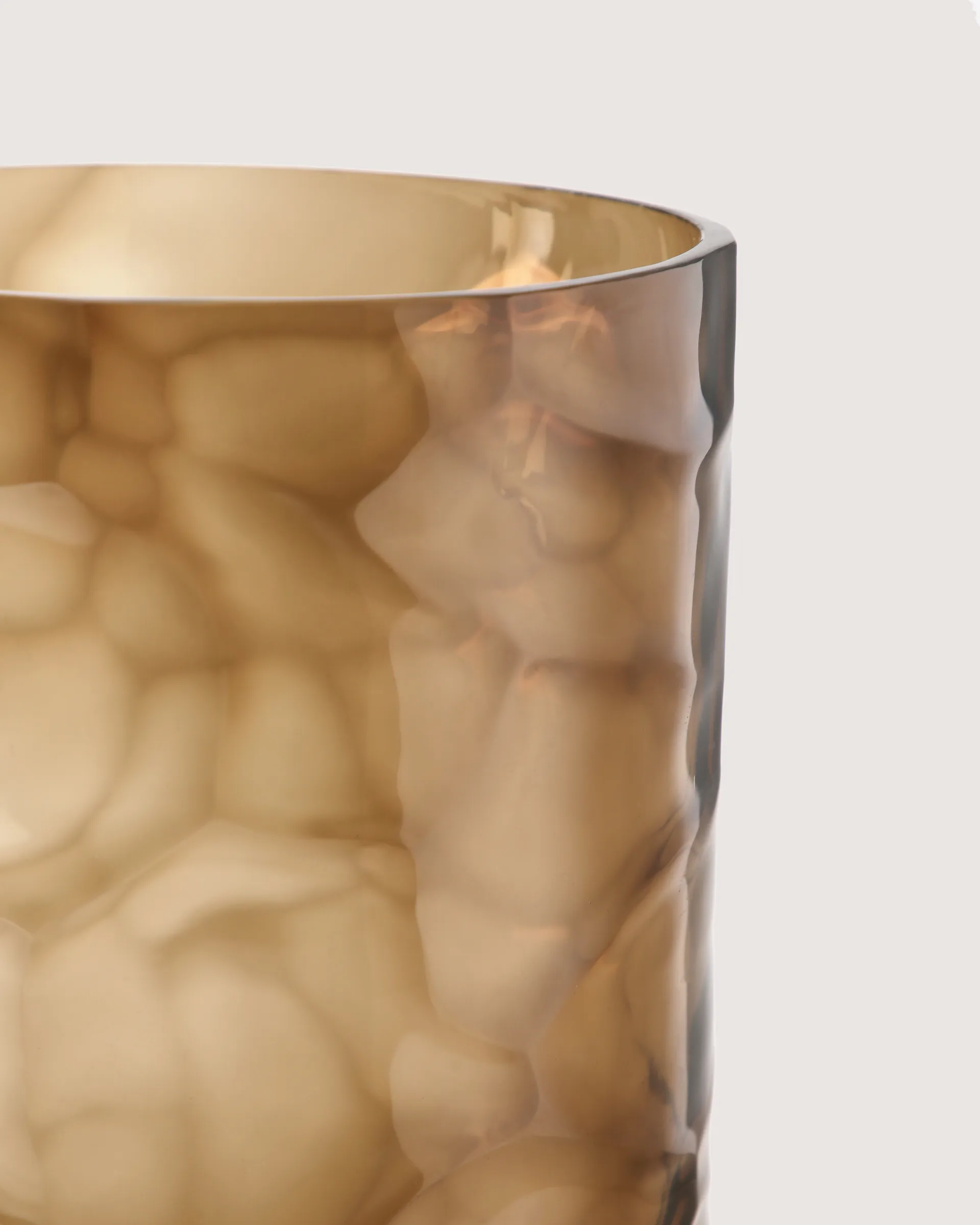 Vase Aurell Ø20x32 cm, Brown Tinted