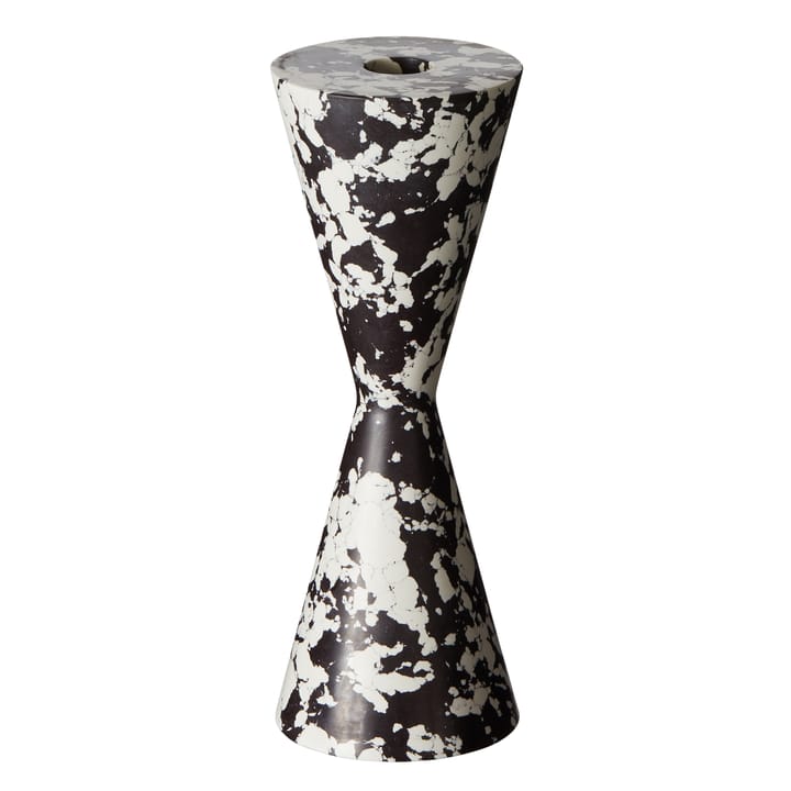 Bougeoir double cône Swirl Cone - Noir-blanc - Tom Dixon