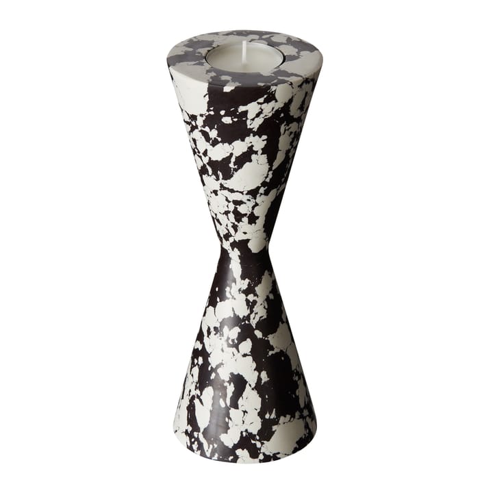Bougeoir double cône Swirl Cone - Noir-blanc - Tom Dixon