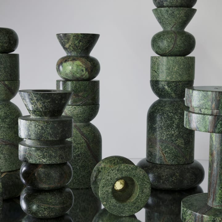 Bougeoir grande taille Rock - Vert - Tom Dixon