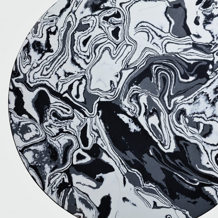 Bougeoir grande taille Swirl - Noir-blanc - Tom Dixon