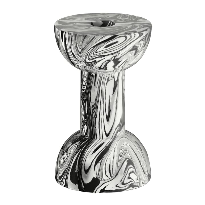 Bougeoir haltère Swirl Dumbbell - Noir-blanc - Tom Dixon