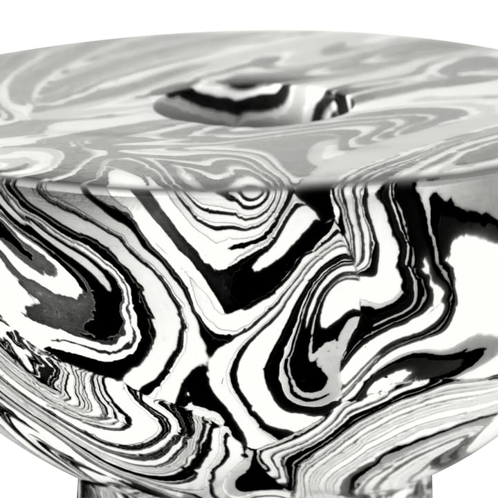 Bougeoir haltère Swirl Dumbbell - Noir-blanc - Tom Dixon