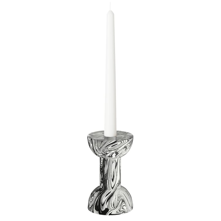Bougeoir haltère Swirl Dumbbell - Noir-blanc - Tom Dixon