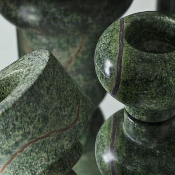 Bougeoir pour bougie chauffe-plat Rock lot de 3 - Vert - Tom Dixon