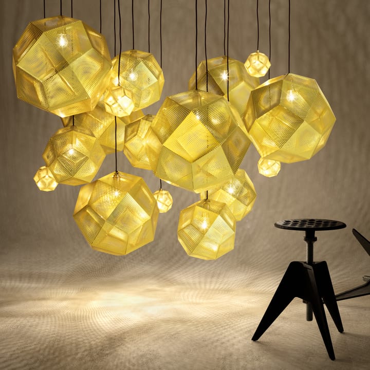Lampe à suspension Etch 50 cm - Laiton - Tom Dixon
