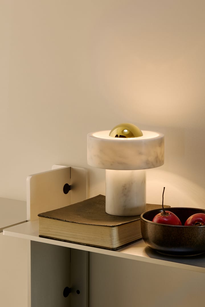 Lampe de table Stone Portable LED 19 cm
 - Marbre - Tom Dixon
