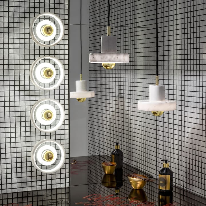 Lampe murale Stone - Marbre blanc - Tom Dixon
