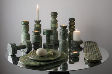Plateau de service rond Rock - Vert - Tom Dixon