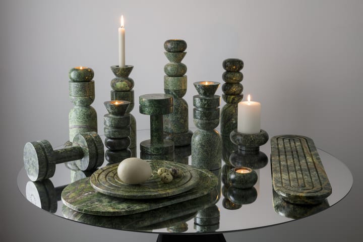 Plateau de service rond Rock - Vert - Tom Dixon