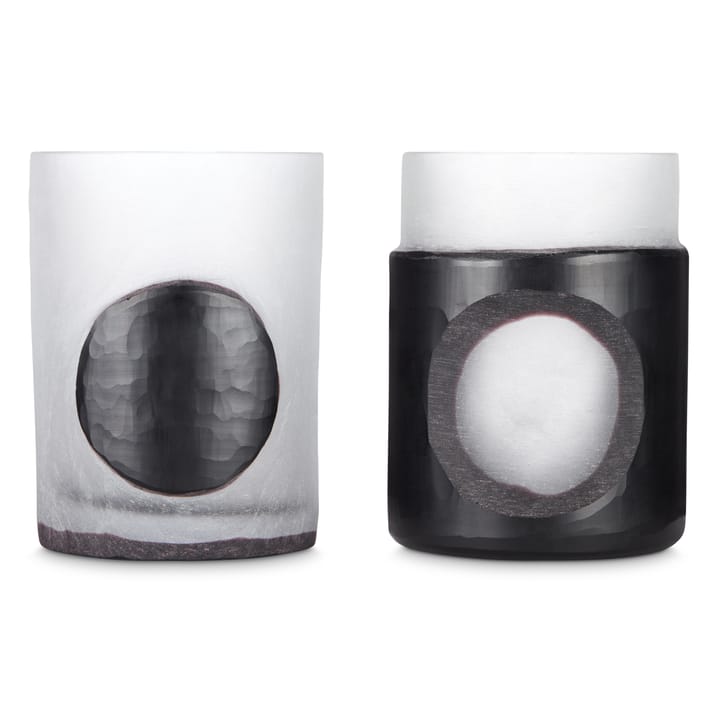 Soliflore sculpté Carved lot de 2 - Noir - Tom Dixon