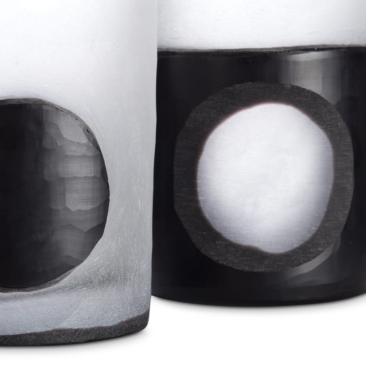 Soliflore sculpté Carved lot de 2 - Noir - Tom Dixon