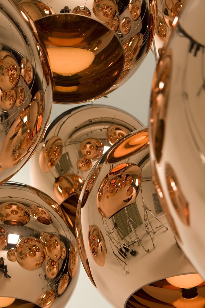 Suspension Copper Round LED Ø45 cm - Copper - Tom Dixon