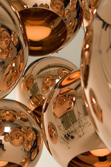 Suspension Copper Wide LED 50 cm - Copper - Tom Dixon