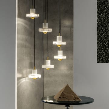 Suspension lumineuse Stone - Marbre blanc - Tom Dixon