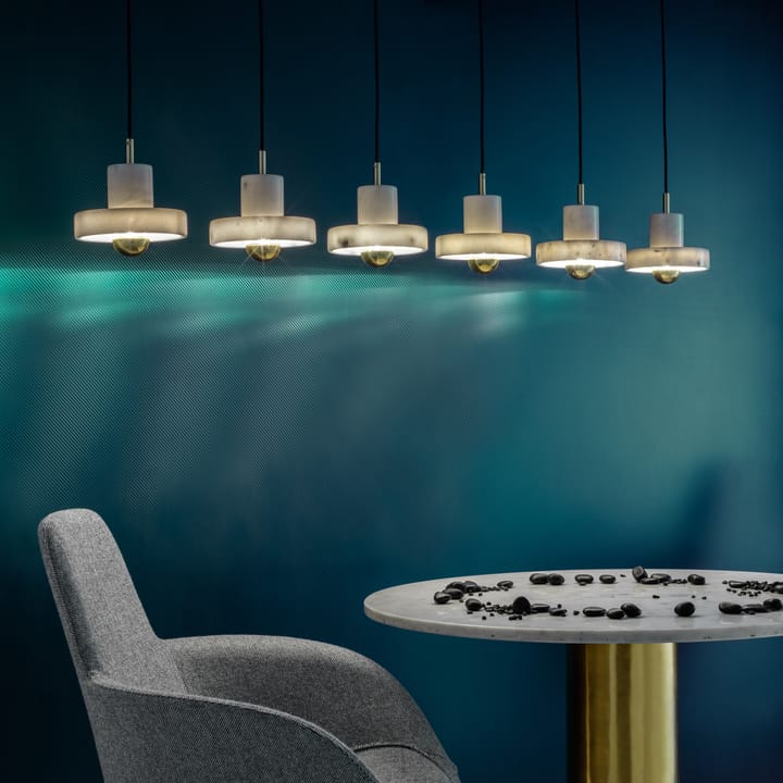 Suspension lumineuse Stone - Marbre blanc - Tom Dixon