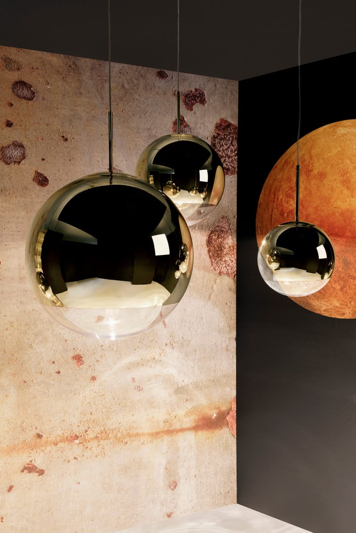 Suspension Mirror Ball LED Ø25 cm - Gold - Tom Dixon