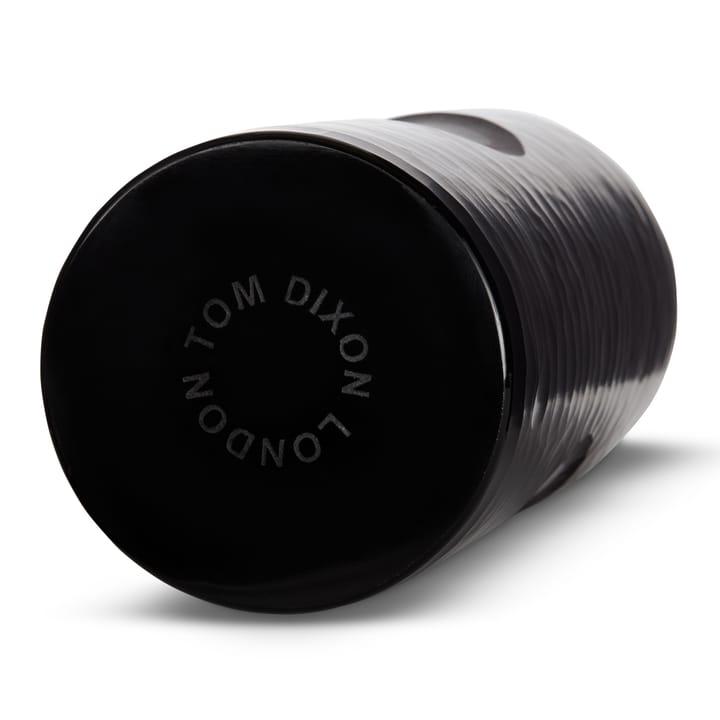 Vase sculpté petite taille Carved - Noir - Tom Dixon