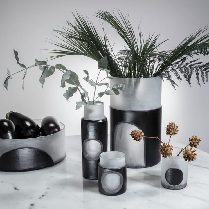 Vase sculpté petite taille Carved - Noir - Tom Dixon