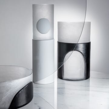 Vase sculpté taille moyenne Carved - Noir - Tom Dixon