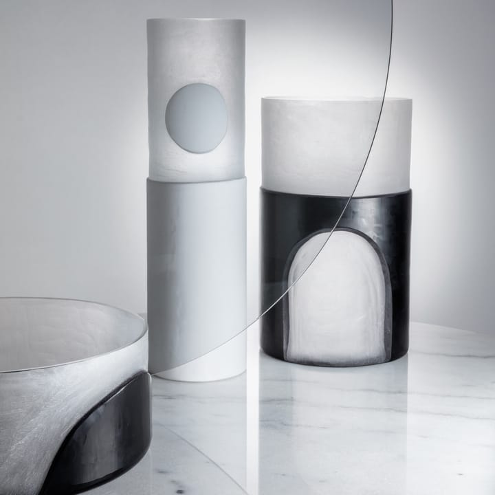 Vase sculpté taille moyenne Carved - Noir - Tom Dixon