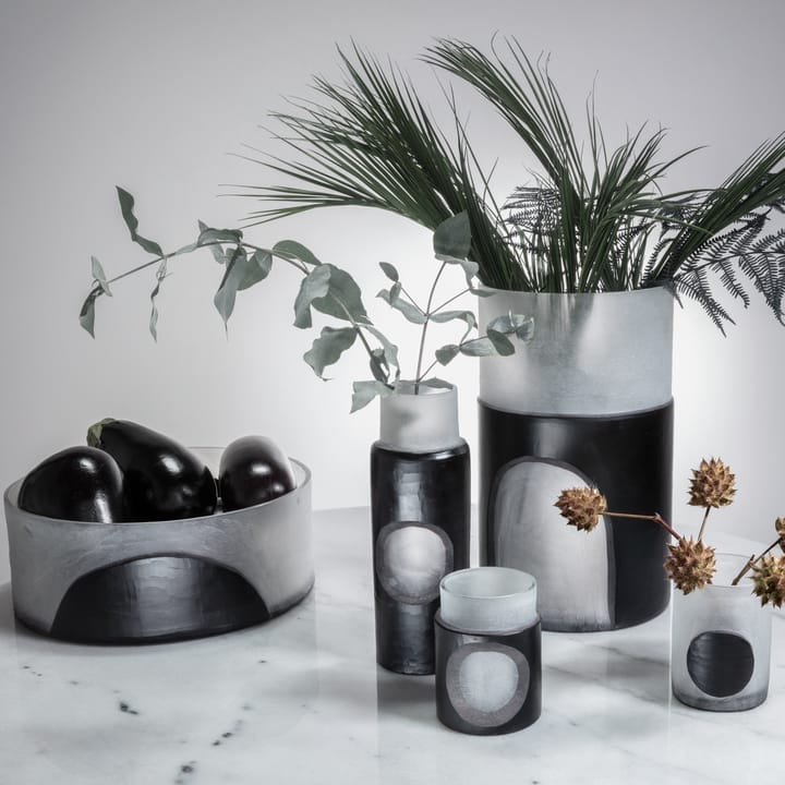 Vase sculpté taille moyenne Carved - Noir - Tom Dixon
