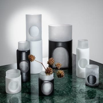 Vase sculpté taille moyenne Carved - Noir - Tom Dixon