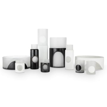 Vase sculpté taille moyenne Carved - Noir - Tom Dixon