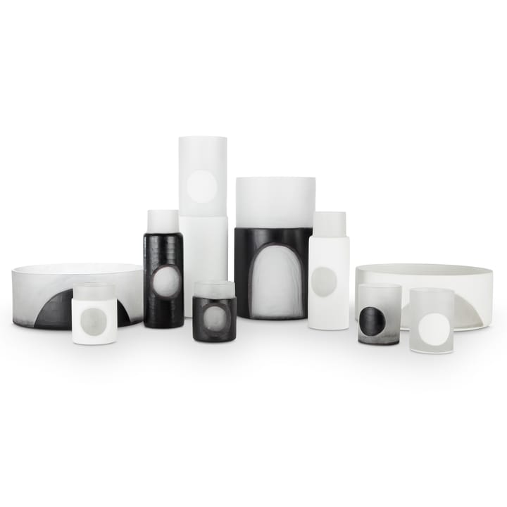 Vase sculpté taille moyenne Carved - Noir - Tom Dixon