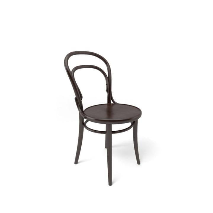 Chaise Ton no.14 - Coffee B4-New Assise en placage - TON