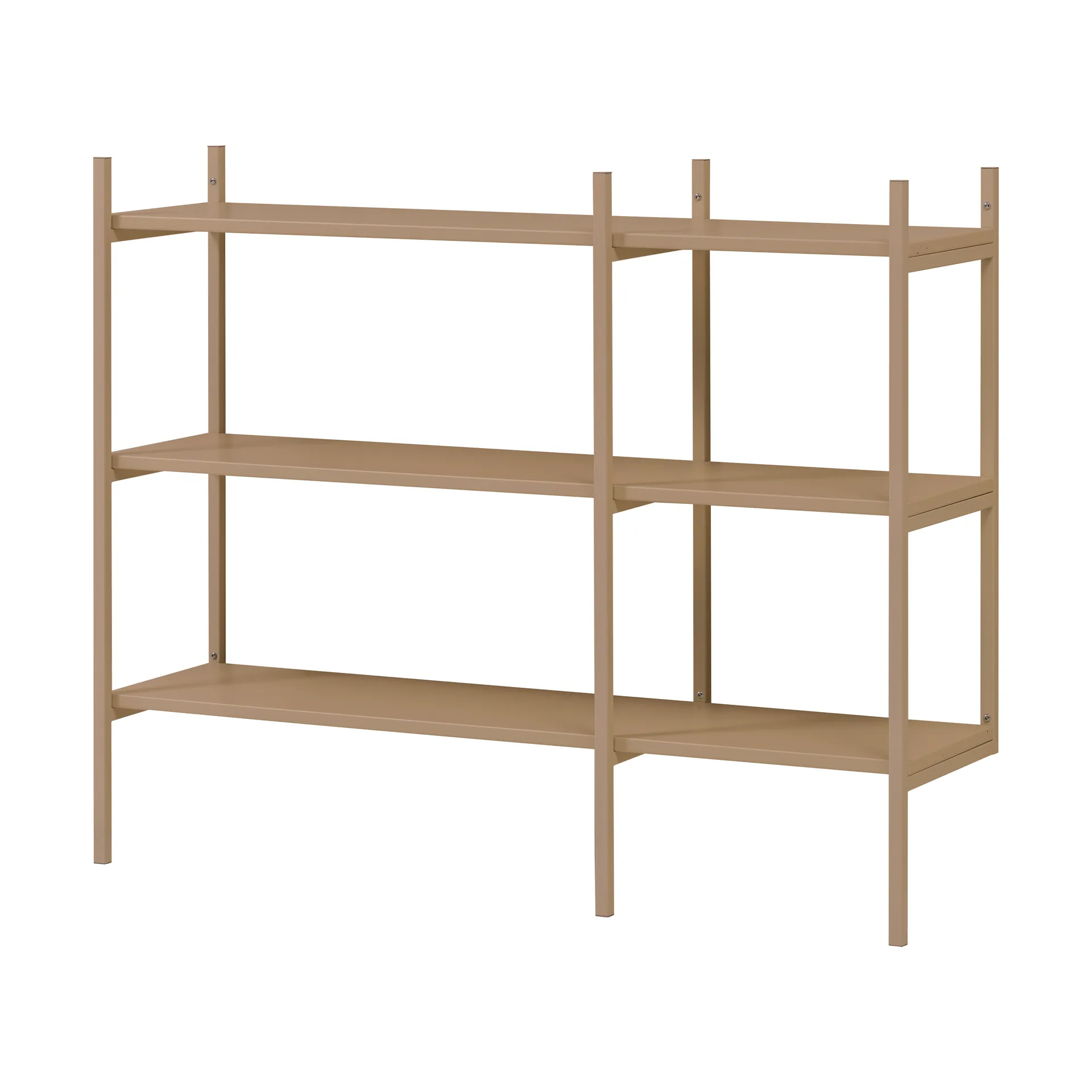 Bibliothèque Portal small, Camel, 123 cm,  TÔNN furniture