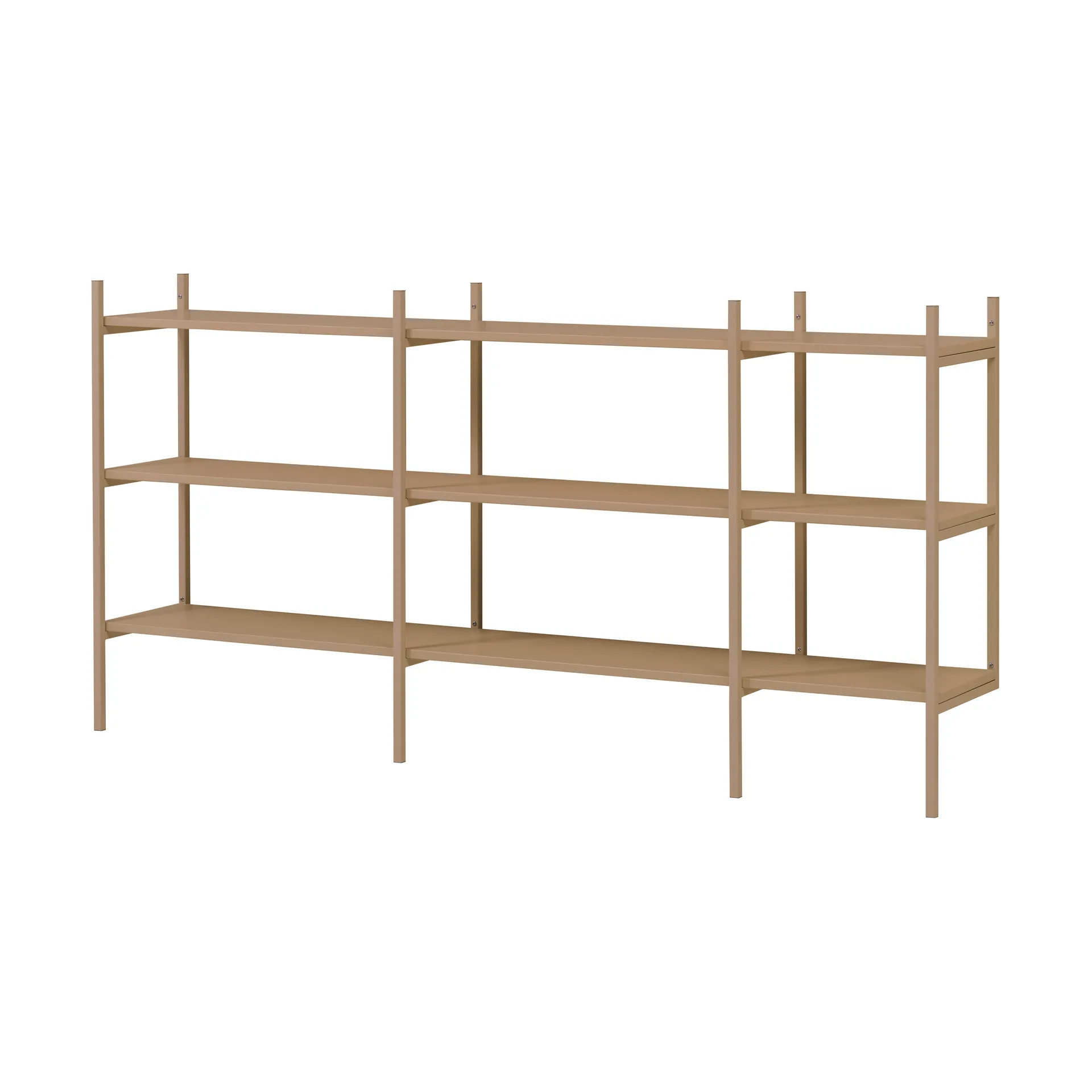 Bibliothèque Portal small, Camel, 201 cm,  TÔNN furniture