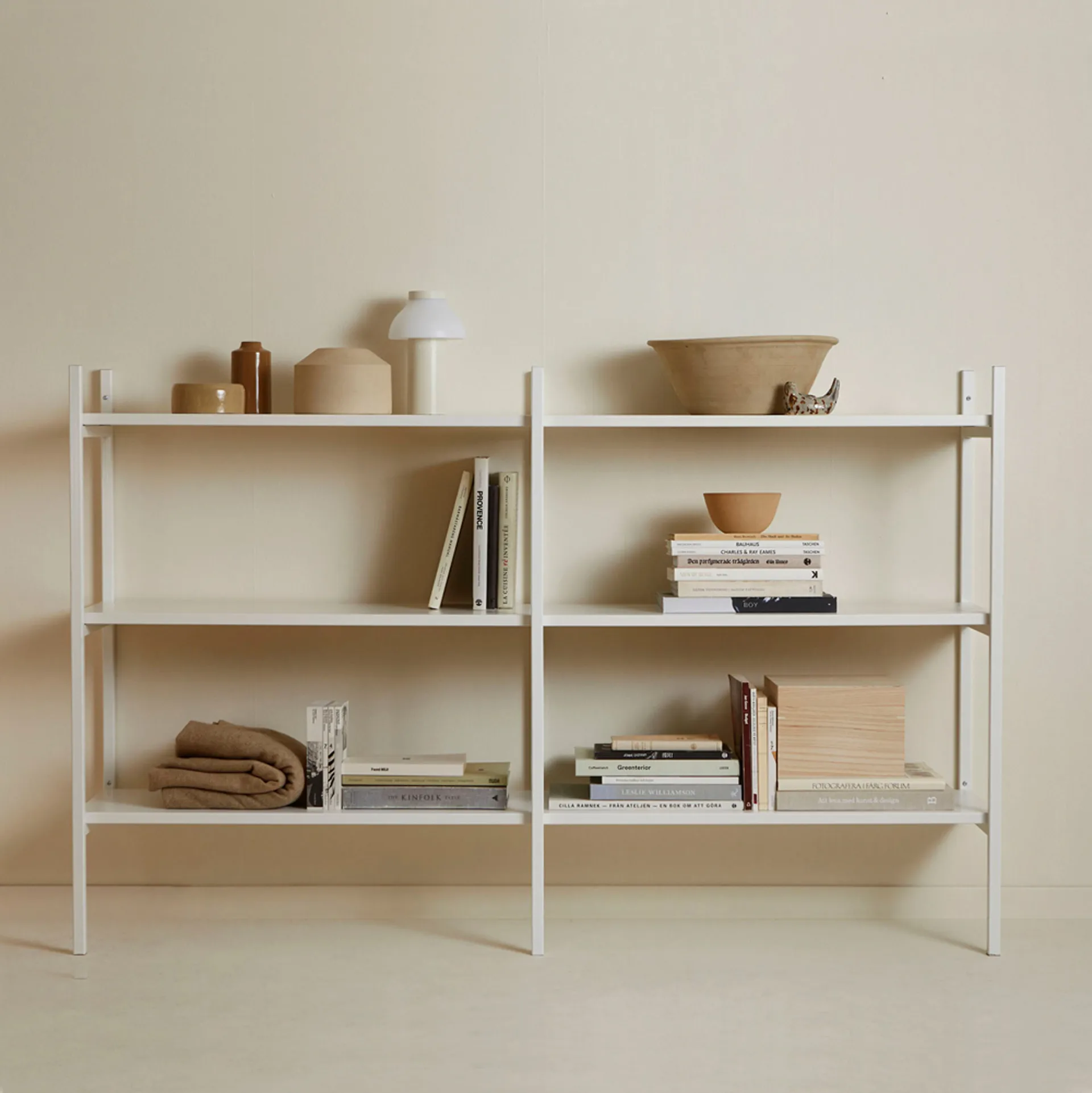 Bibliothèque Portal small, Off white, 158 cm,  TÔNN furniture