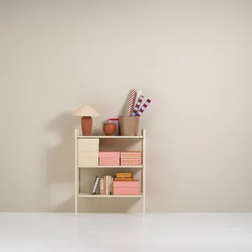 Bibliothèque Portal small, Off white, 80 cm - TÔNN furniture