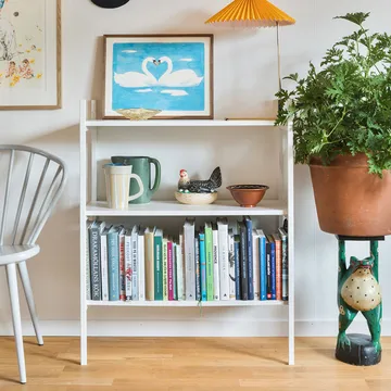 Bibliothèque Portal small, White, 80 cm - TÔNN furniture