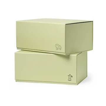 Boîte de rangement Pac box - TÔNN x MAJASBOK Elderflower green, Lot de 2 - TÔNN furniture