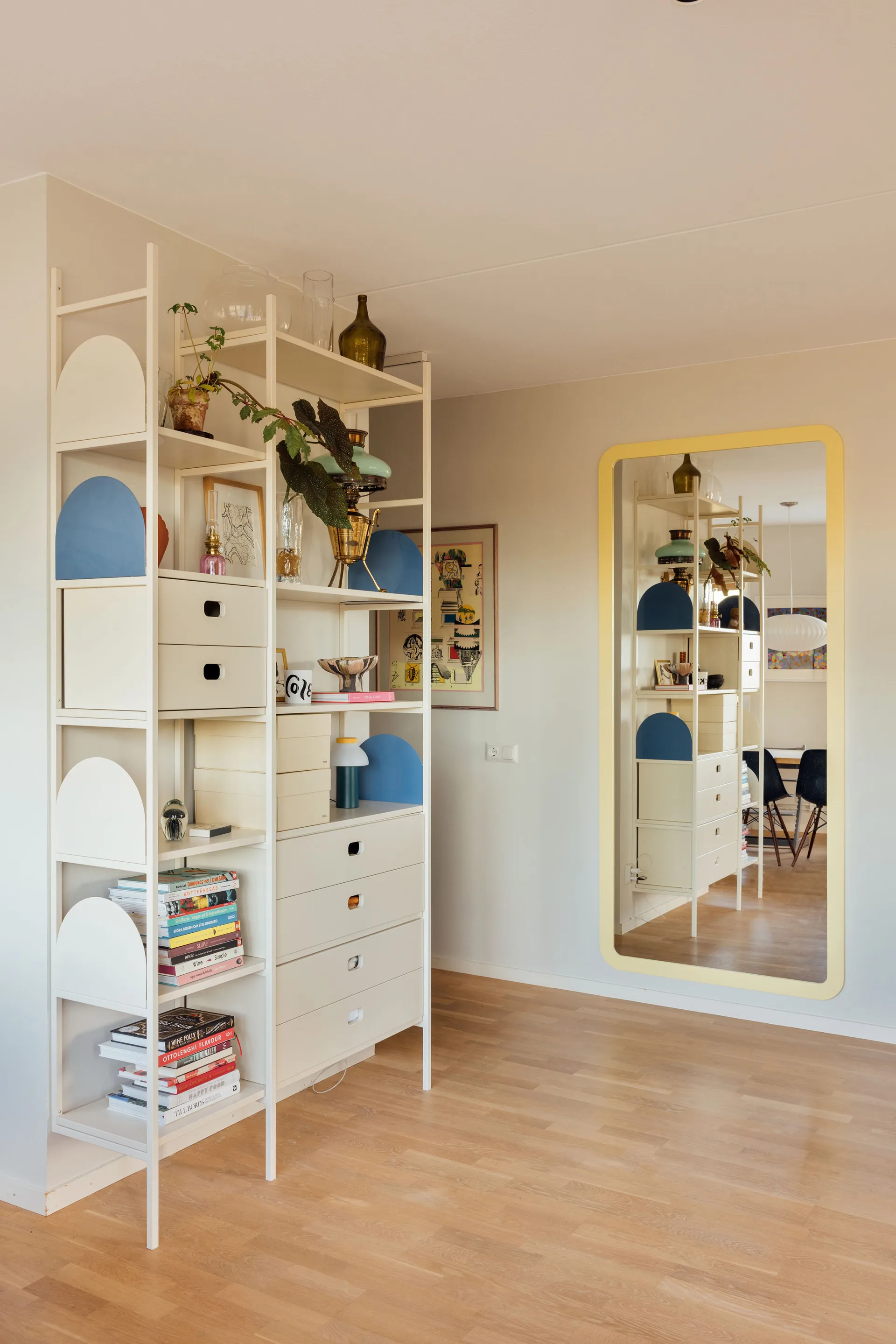 Étagère à livres Portal 123 cm - Off-white,  TÔNN furniture