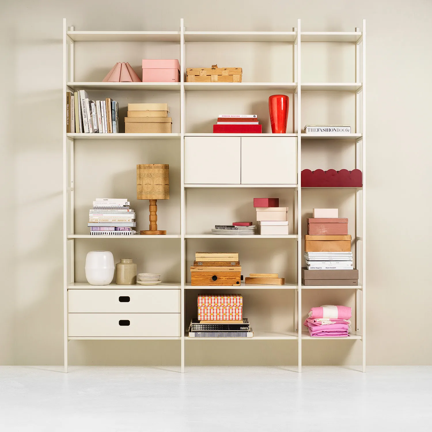 Étagère à livres Portal 158 cm - Off-white,  TÔNN furniture