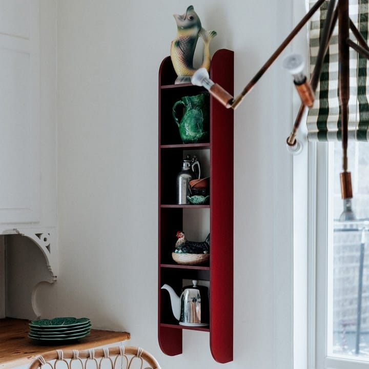 Etagère murale Flaneaur 27x128 cm, Burgundy TÔNN furniture