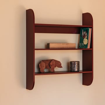 Etagère murale Strapats 62x73,6 cm - Burgundy - TÔNN furniture