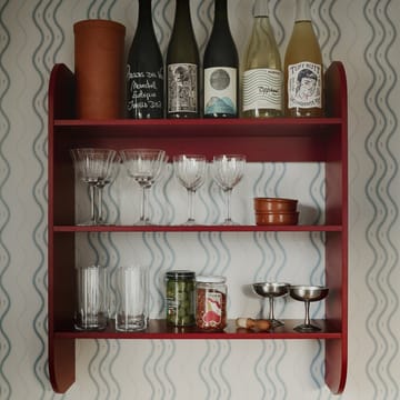 Etagère murale Strapats 62x73,6 cm - Burgundy - TÔNN furniture