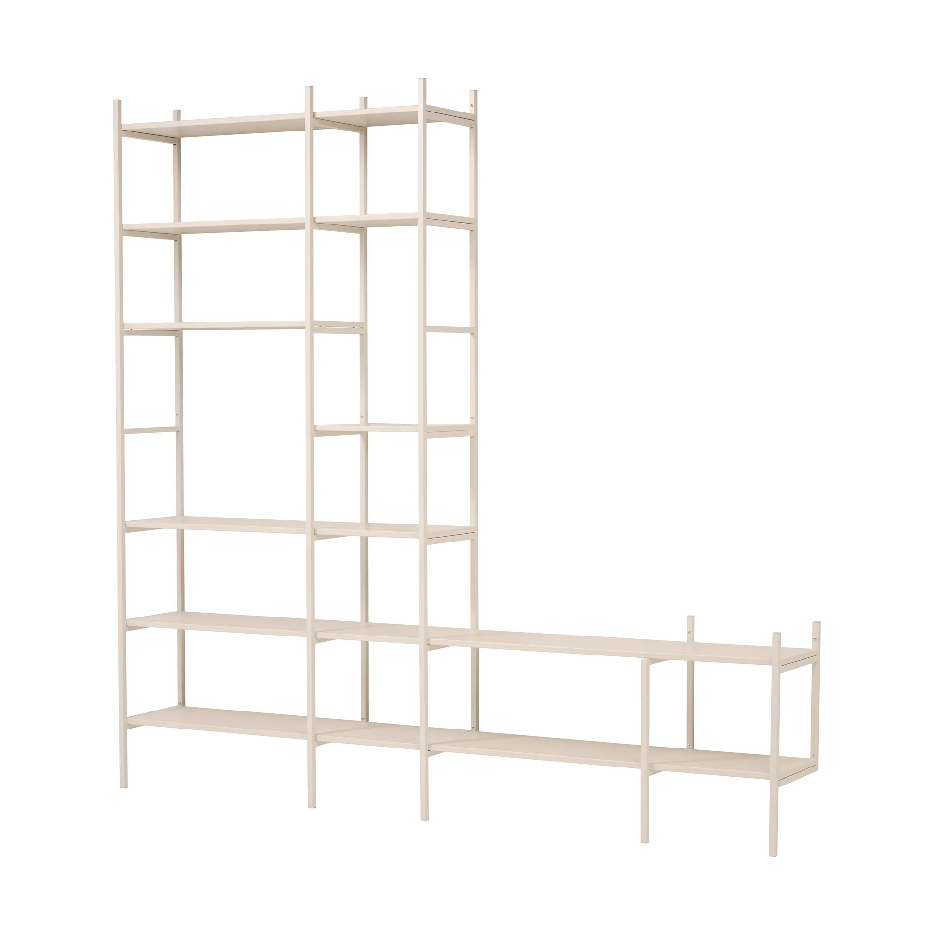 TÔNN furniture Étagère TV Portal, Off white,
