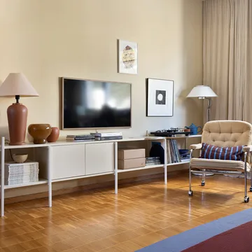 Meuble TV Portal, Off white, 244 cm - TÔNN furniture