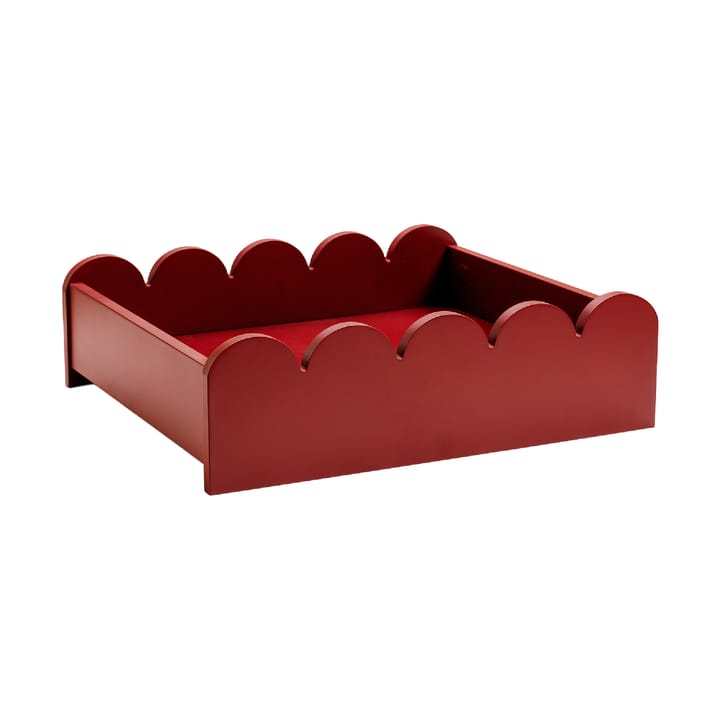 Plateau Bump 35x41 cm - Burgundy - TÔNN furniture