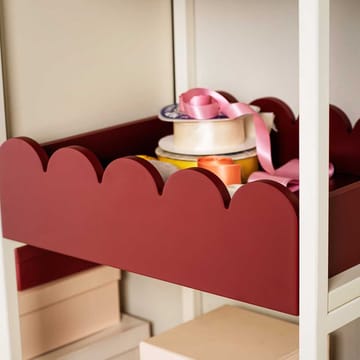 Plateau Bump 35x41 cm - Burgundy - TÔNN furniture