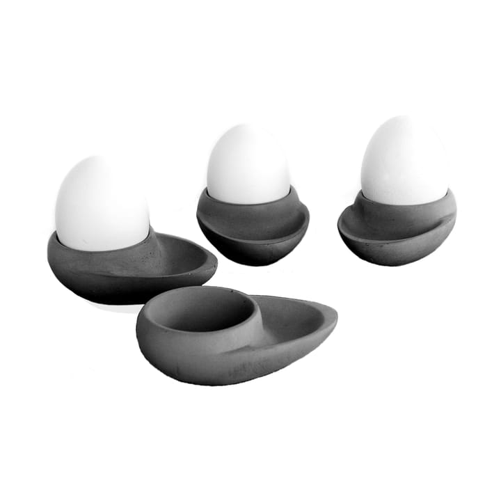 Coquetier Tove Adman lot de 4 - béton lot de 4 - Tove Adman