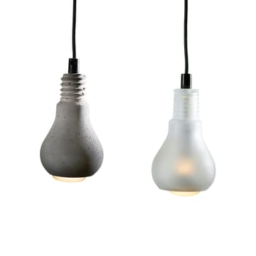 Lampe à suspension Edison - béton - Tove Adman
