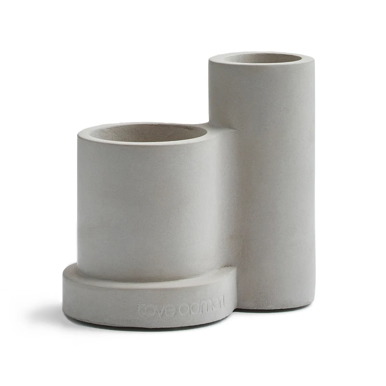 Mug à brosse à dents Smile 7,5x11 cm, Gris Tove Adman