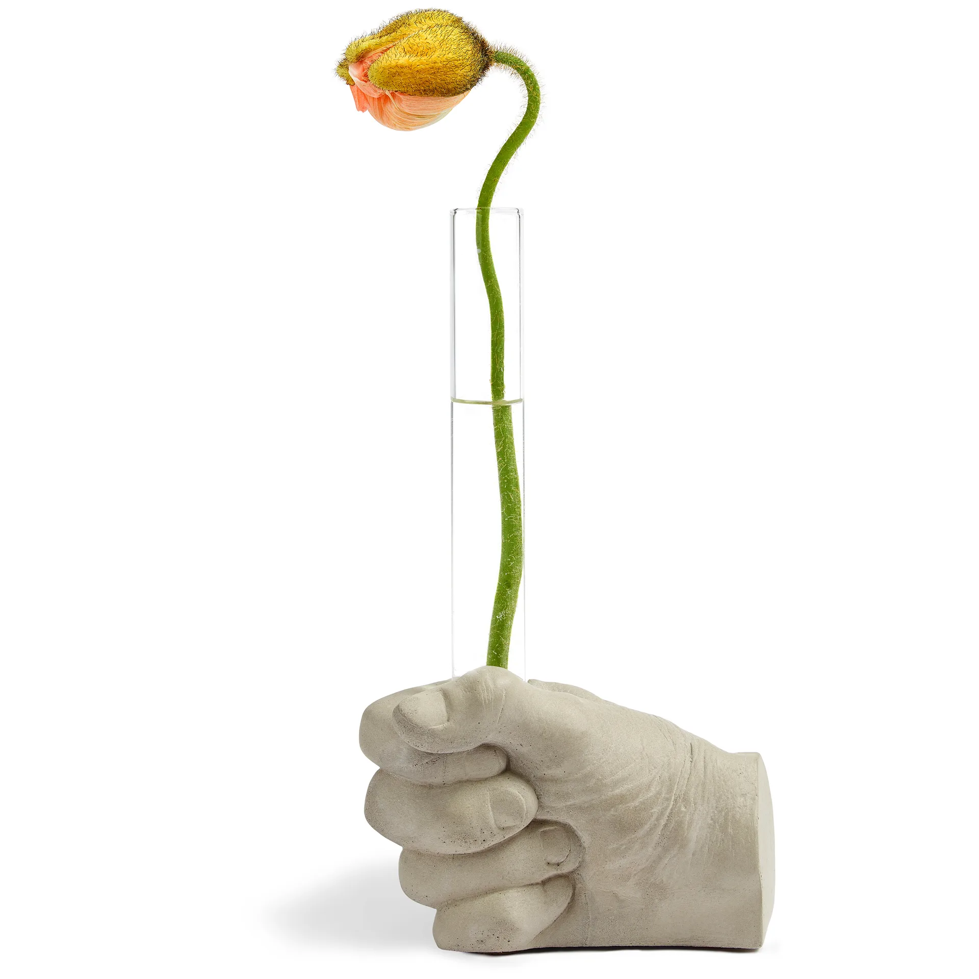 Vase pour bougeoir en béton Take Care Lot de 4, Transparent Tove Adman